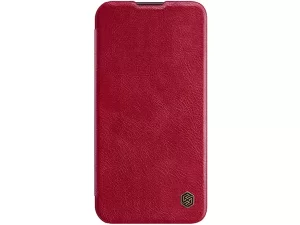 کیف آیفون 14 نیلکین Nillkin Apple iPhone 14 Qin Pro Leather Case