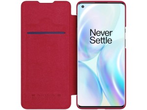 کیف چرمی نیلکین وان پلاس Nillkin Qin Leather Case OnePlus 8 Pro