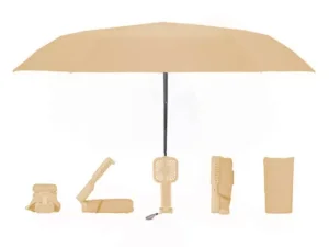 چتر بارانی و آفتابی دارای مینی پنکه شارژی Mini Fan Umbrella Product ST-200