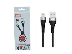 کابل شارژ و انتقال داده یو اس بی به لایتنینگ پاوربانکی 25 سانتی متری ارلدام Earldom EC-094i lightning Data Cable 25cm