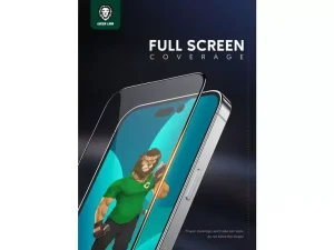 گلس آیفون 14 پرومکس سه بعدی تمام صفحه گرین Green iPhone 14 Pro Max 3D HD-Pet Full Glass GN3DPHD14ProMax