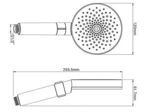 سردوش حمام میجیا شیائومی Xiaomi Mijia supercharged hand shower MJZYSCHS01DB