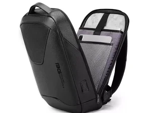 کوله پشتی لپ تاپ 15.6 اینچ مسافرتی ضد سرقت بنج Bange BG-6621 Leather Anti Theft Travel Backpack