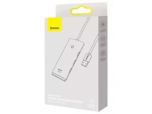 هاب یو اس بی 4 پورت بیسوس Baseus Airjoy 4 Port USB2.0 Hub Adapter WKQX070001