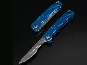 مینی چاقوی تاشو تیز قابل اتصال به جاکلیدی Mini folding knife sharp paper knife