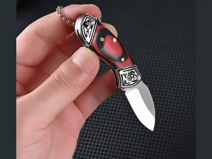 چاقو آنباکسینگ تاشو استیل ضدزنگ mini folding knife stainless steel self-defense fruit