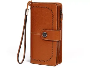 کیف پول چرمی زنانه IOS/Aiguoshi leather Wallet women&#39;s new 2046