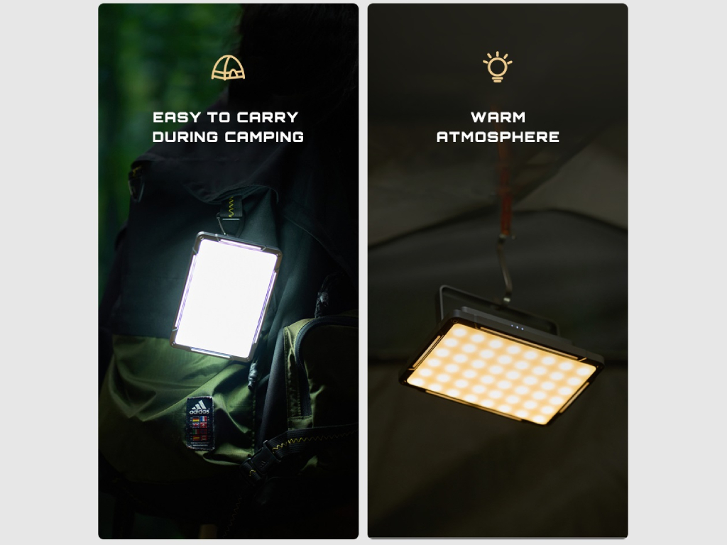 چراغ کمپینگ شارژی و پاور بانک XZ-382 Multifunctional LED Outdoor Camping Light