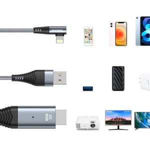 کابل لایتنینگ به اچ دی ام آی جویروم Joyroom Lightning to HDMI SY-35L1