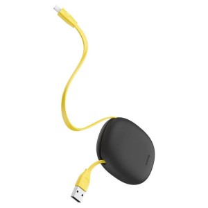 کابل شارژ و انتقال داده تایپ سی 2 آمپر یک متری بیسوس Baseus Little Reunion One-Way Stretchable Type-C Cable