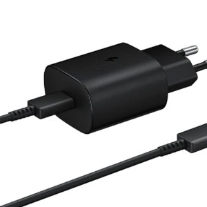 شارژر اصلی سوپرفست 25 وات سامسونگ با کابل تایپ سی Samsung Travel Adapter Charging EP-TA800 25W