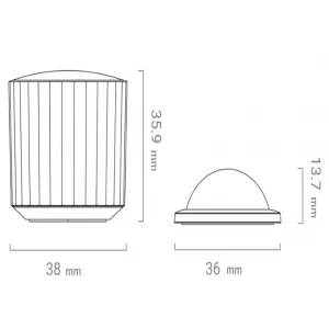 حسگر حرکت و نور محیطی شیائومی Xiaomi CGPR1 Qingping Motion&amp;Ambient Light Sensor