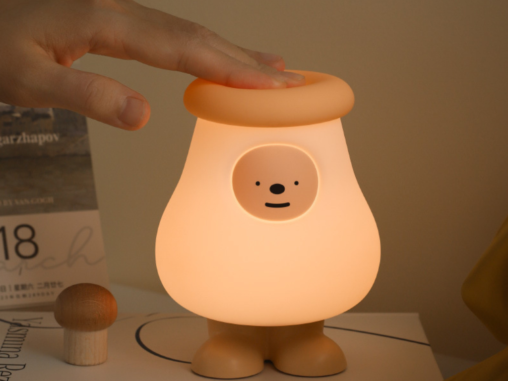 چراغ خواب فانتزی رومیزی شارژی MUID Mushroom Boy Night Lamp H-L