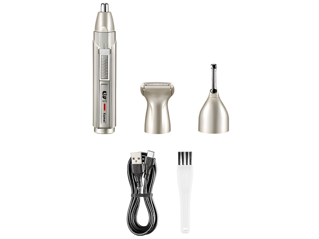 ریش تراش و ماشین اصلاح ابرو و بینی شارژی کمی Kemei KM-315 shaver, eyebrow trimmer, nose trimmer