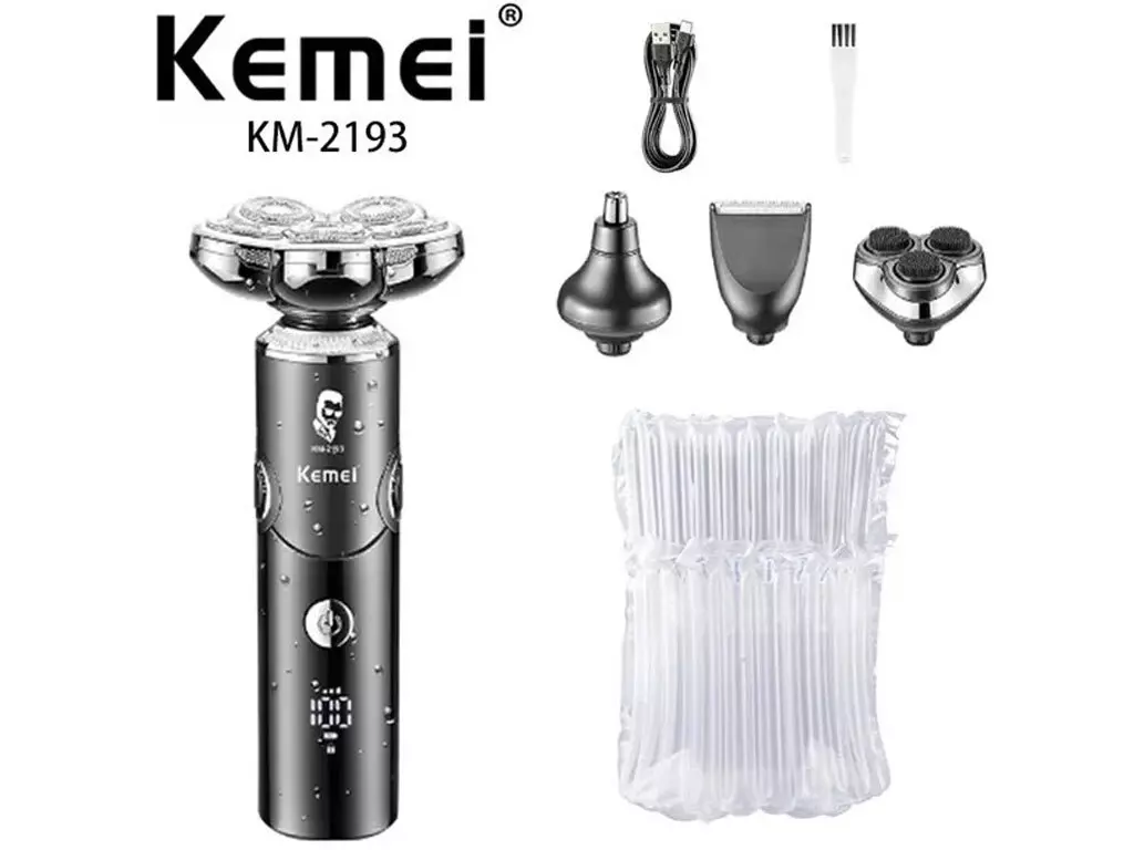 ریش تراش شارژی کمی KEMEI Multifunction Cordless Electric Shaver TXD-KM-2193