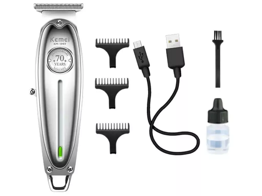 ماشین اصلاح موی سر و صورت شارژی کمی Kemei Rechargeable Hair Trimmer KM-1949