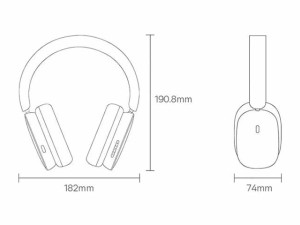 هدفون بی‌سیم بیسوس Baseus Bowie H1 Wireless Headphones NGTW230013 NGTW230002