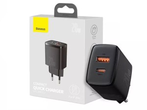 شارژر دیواری سریع 20 وات بیسوس Baseus Compact Quick Charger CCCP20UE