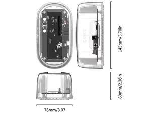 داک هارد دیسک اینترنال 3.5 اینچی SATA اوریکو Orico 6139C3-EU 3.5-inch SATA USB3.1 Hard Drive Dock
