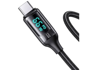 کابل شارژ ۱۰۰ وات تایپ‌ سی 1.2 متری یوسامز USAMS Typ-C 100W Fast Charging Cable US-SJ544 6A