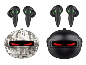 هندزفری بی سیم گیمینگ با نسخه 5.3 بلوتوث رسی Recci REP-W48 Helmet Appearance TWS earbuds