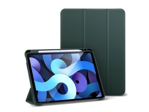 کیف محافظ آیپد پرو 12.9 اینچ گرین Green Premium Vegan Leather Case for iPad Pro 12.9 2021