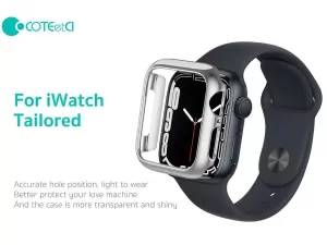 قاب محافظ اپل واچ سری 7 کوتتسی Coteetci iwatch 7 protective case 25006-BK