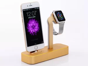 پایه شارژ اپل واچ و آیفون Coteetci Apple Watch &amp; iPhone Charge Base