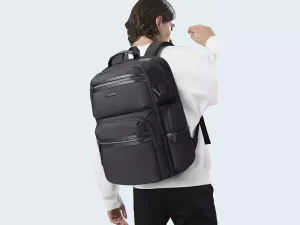 کوله پشتی پارچه ای ضد آب یو اس بی دار بنج مناسب تبلت و لپ تاپ تا 15.6 اینچ Bange BG-2601 Backpack with USB Port