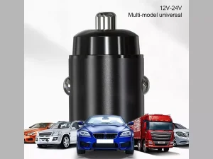 شارژر فندکی یو اس بی و تایپ سی 30 وات راک XO 30W Dual Port Fast Charge USB Car Charger Adapter h15