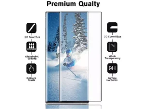 گلس منحنی تمام صفحه سامسونگ گلکسی اس 23 اولترا Samsung Galaxy S23 Ultra Full Cover Glass Screen Protector