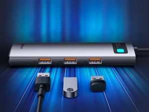 هاب تایپ سی 8 پورت بیسوس Baseus StarJoy Series USB-C Hub 8in1 WKWG080213