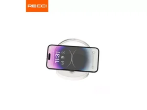 شارژر بی سیم و چراغ خواب رسی Recci RLS-L15 Wireless Charging 3-In-1 charger 15W