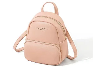 مینی کوله پشتی دخترانه و زنانه تائومیک میک Taomicmic D7089-E Faux Leather Lettering Mini Backpack