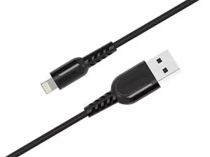 کابل شارژ یو اس بی به لایتنینگ 2.4 آمپر 1.2 متری پورودو Porodo PD-12TUBL lightning cable 1.2 m