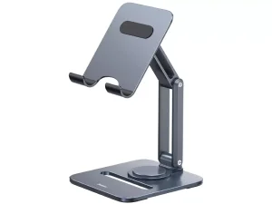 هولدر رومیزی تبلت 360 درجه بیسوس Baseus Desktop Biaxial Foldable Metal Tablet Stand Rotatable Version Space BS-HP006A B10431801811-00