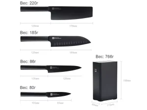 ست 5 تایی چاقوی آشپزخانه شیائومی xiaomi knife set HU0076