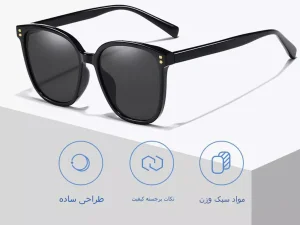 عینک آفتابی پلاریزه یووی 400 زنانه karen bazaar A0715 nylon lens sunglasses