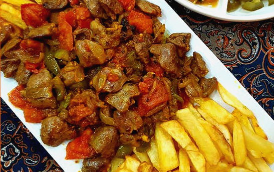 دوپیازه جگر مرغ