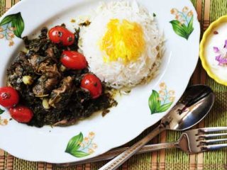 خورش نعنا، جعفری و گوجه فرنگی