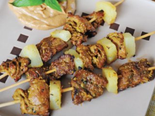 كباب فیله و آناناس سرخكرده