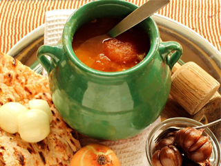 آبگوشت لوبیا سفید (كاشان)