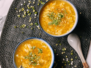سوپ مرغ و ذرت