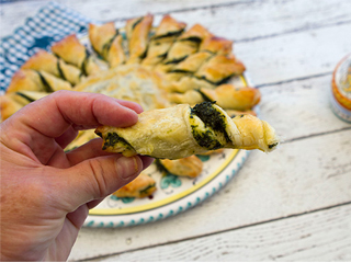 خوراك اسفناج  با تخمة آفتابگردان