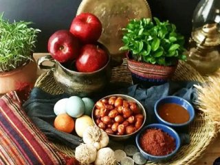 اصول چیدن سفره هفت سین براساس فنگ شویی