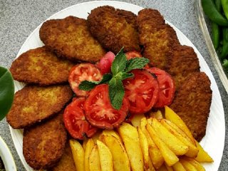 کتلت لوبیا چشم بلبلی + طرزتهیه