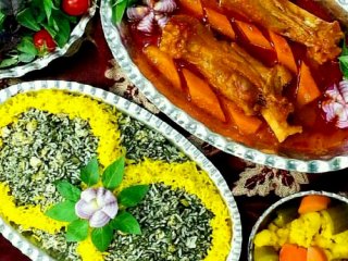 طرز تهیه باقالی پلو مجلسی با ماهیچه