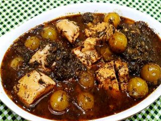 خورش گوجه سبز + طرز تهیه