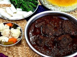 سبزه فسنجون +  طرز تهیه