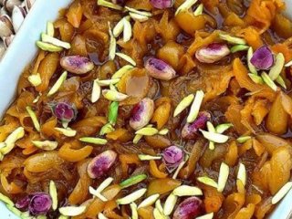 طرز تهیه مربای پوست پسته خام